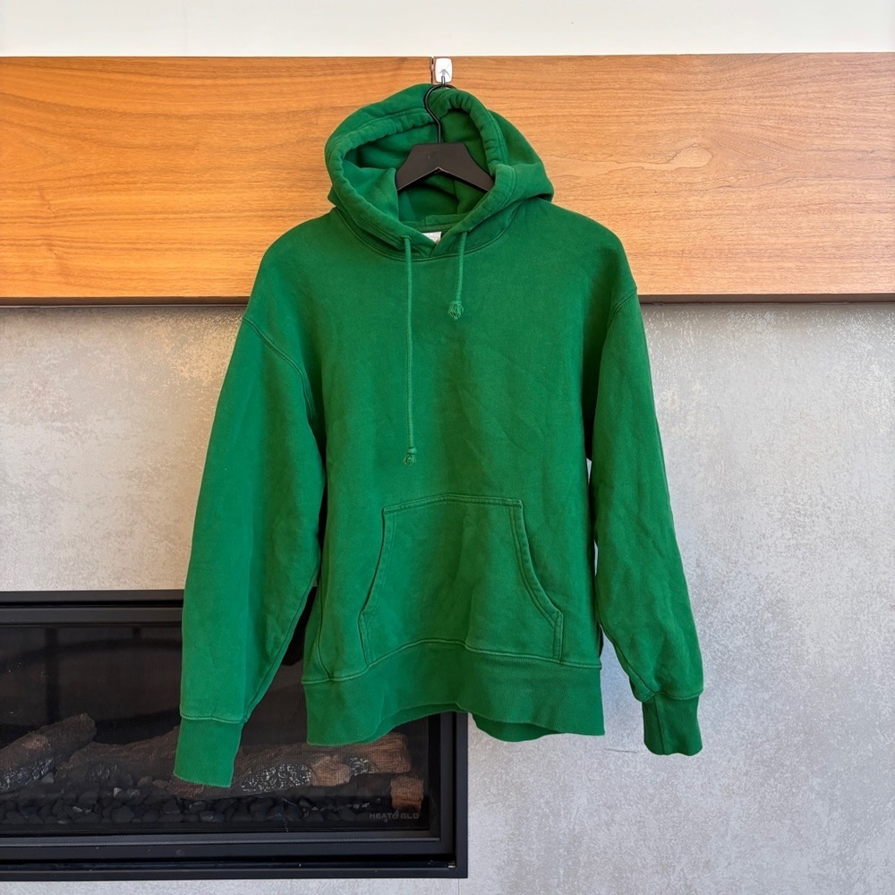 Aritzia TNA Cozy Boyfriend Green‎ Hoodie, Size S